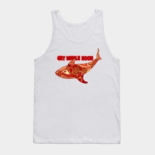 Get Whale Soon art design Tank Top